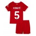 Maillot de foot Liverpool Ibrahima Konate #5 Domicile vêtements enfant 2023-24 Manches Courtes (+ pantalon court)